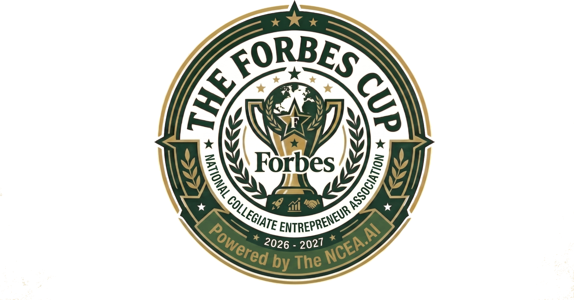 The NCEA Forbes Cup Tournament — National Collegiate Entrepreneurship Association seal
